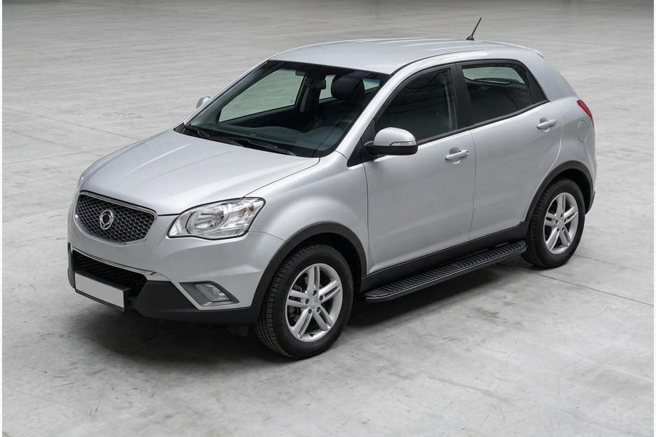 SsangYong Korando 2010–2019 Sidosteg Tayga Black (2 st, aluminium) Image