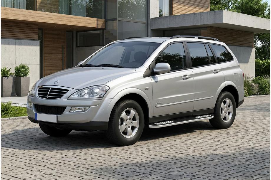 SsangYong Kyron 2005–2014 Sidosteg Tayga V2 (2 st, aluminium) Image