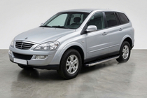 SsangYong Kyron 2005–2014 Sidosteg BlackLine (2 st, aluminium) foto 1