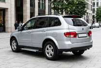 SsangYong Kyron 2005–2014 Sidosteg New Vision Grey (2 st, aluminium) foto 1
