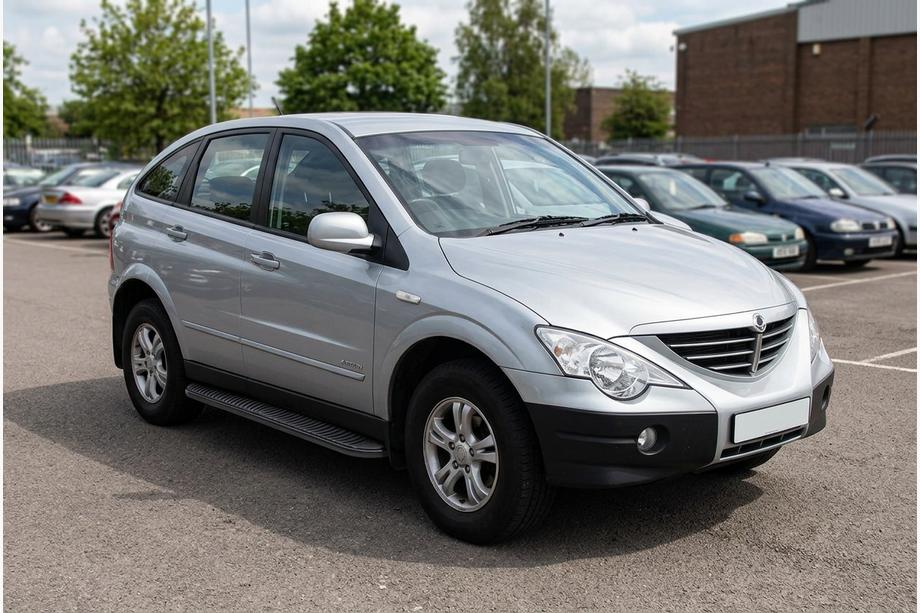 SsangYong Action 2005–2018 Sidosteg Tayga Black (2 st, aluminium) Image