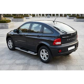 Sidosteg Tayga V2 (2 st, aluminium) SsangYong Action 2005–2018 foto 1