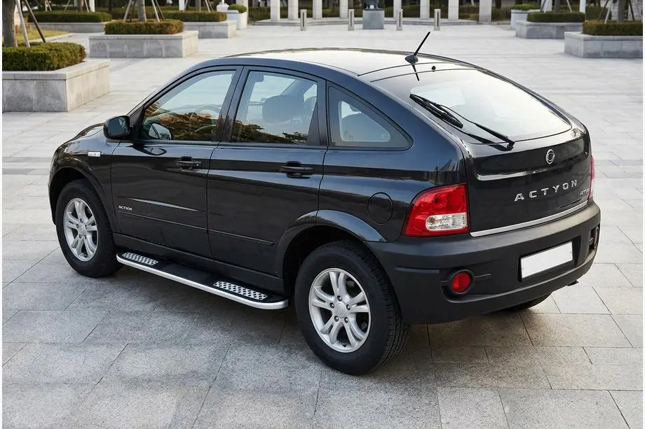 SsangYong Action 2005–2018 Sidosteg Tayga V2 (2 st, aluminium) Image