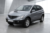 SsangYong Action 2005–2018 Sidosteg New Vision Grey (2 st, aluminium) foto 1