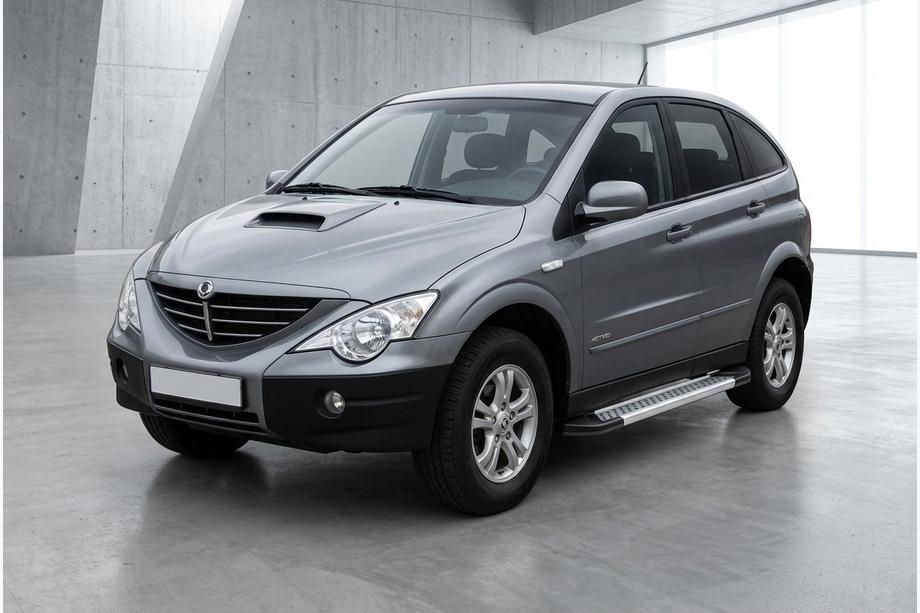 SsangYong Action 2005–2018 Sidosteg New Vision Grey (2 st, aluminium) Image