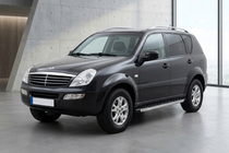 SsangYong Rexton I 2001–2017 Sidosteg BlackLine (2 st, aluminium) 2012-2017 foto 1