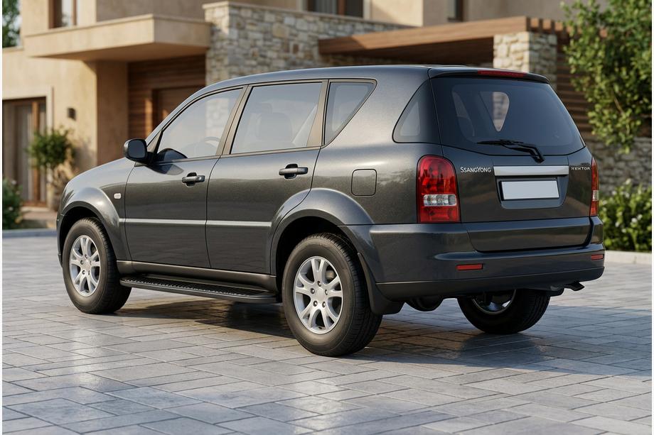 SsangYong Rexton I 2001–2017 Sidosteg Tayga Black (2 st, aluminium) 2012-2017 Image