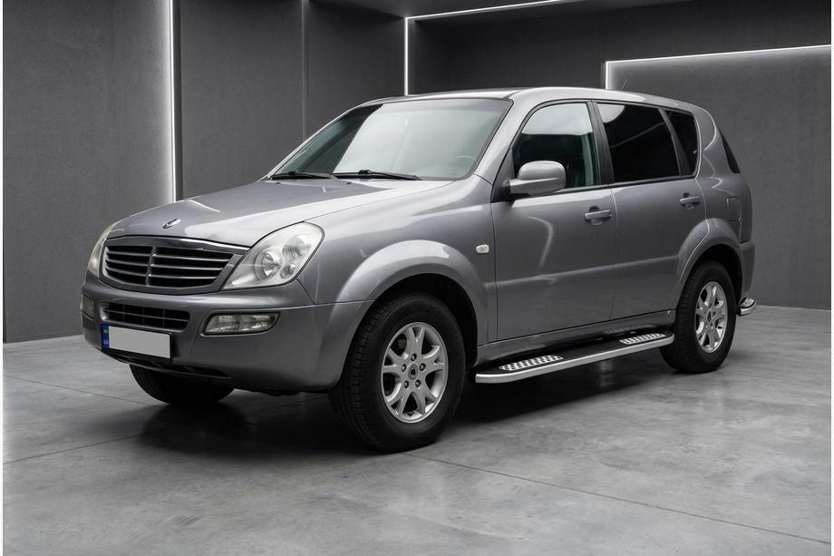 SsangYong Rexton I 2001–2017 Sidosteg Tayga V2 (2 st, aluminium) Image
