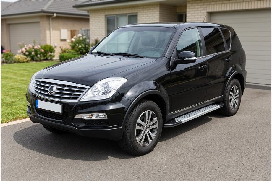 SsangYong Rexton I 2001–2017 Sidosteg Vision New Grey (2 st, aluminium) 2005-2012 Image