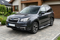 Subaru Forester 2013–2018 Sidosteg Tayga V2 (2 st, aluminium) foto 1