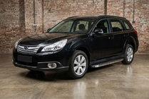 Subaru Outback 2009–2014 Sidosteg BlackLine (2 st, aluminium) foto 1