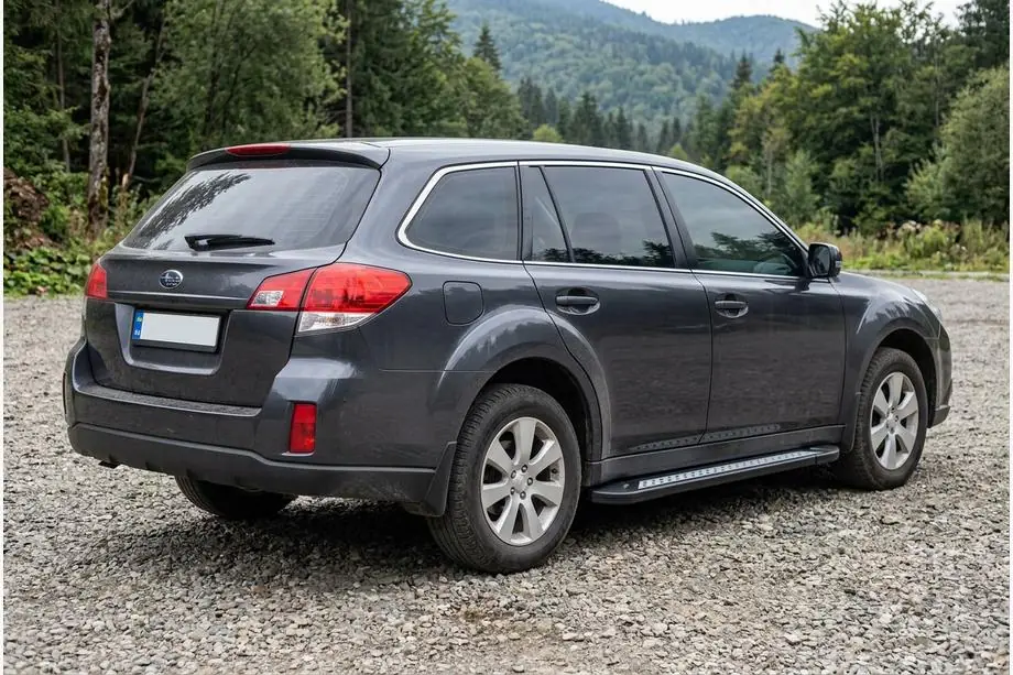 Subaru Outback 2009–2014 Sidosteg New Vision Black (2 st, aluminium) Image