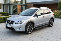 Subaru XV 2011–2017 Sidosteg Tayga Black (2 st, aluminium) foto 1