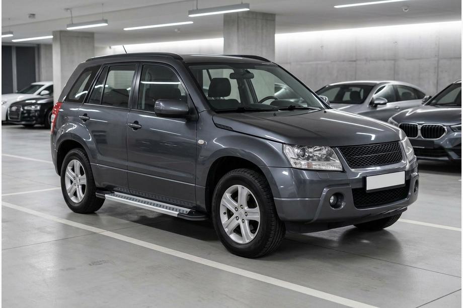 Suzuki Grand Vitara 2005–2017 Sidosteg New Vision Grey (2 st, aluminium) Image