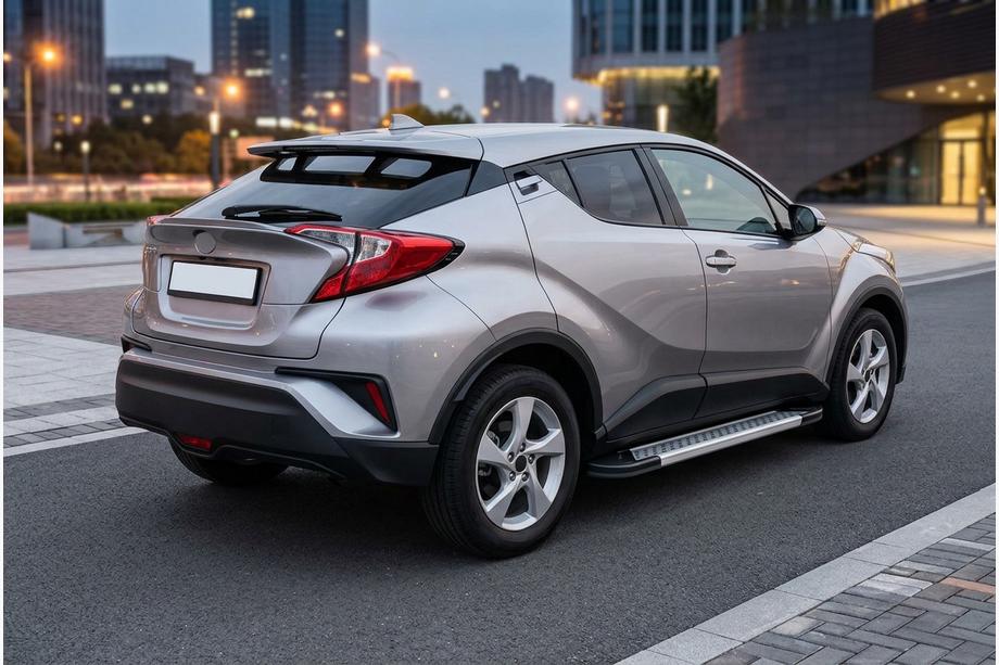 Toyota C-HR 2016–2023 Sidosteg New Vision Grey (2 st, aluminium) Image