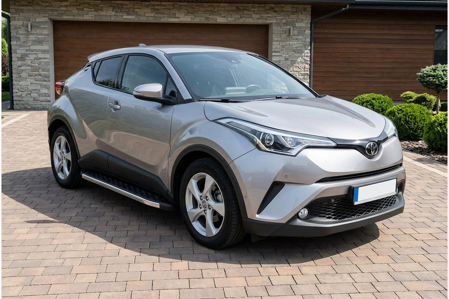 Toyota C-HR 2016–2023 Sidosteg BlackLine (2 st, aluminium) Image