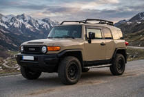 Toyota FJ Cruiser 2006–2022 Sidosteg BlackLine (2 st, aluminium) foto 1