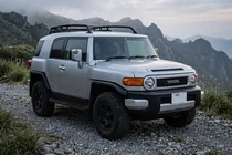 Toyota FJ Cruiser 2006–2022 Sidosteg Tayga Black (2 st, aluminium) foto 1