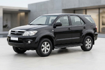 Toyota Fortuner 2006–2015 Sidosteg Tayga Black (2 st, aluminium) foto 1