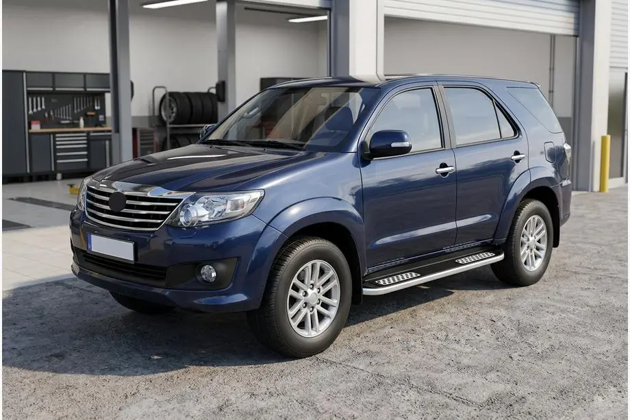 Toyota Fortuner 2006–2015 Sidosteg Tayga V2 (2 st, aluminium) Image