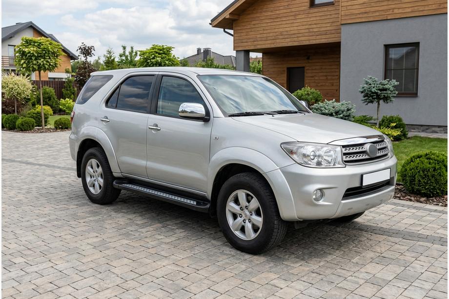 Toyota Fortuner 2006–2015 Sidosteg New Vision Black (2 st, aluminium) Foto 1