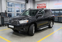 Toyota Highlander 2008–2013 Sidosteg New Vision Grey (2 st, aluminium) foto 1