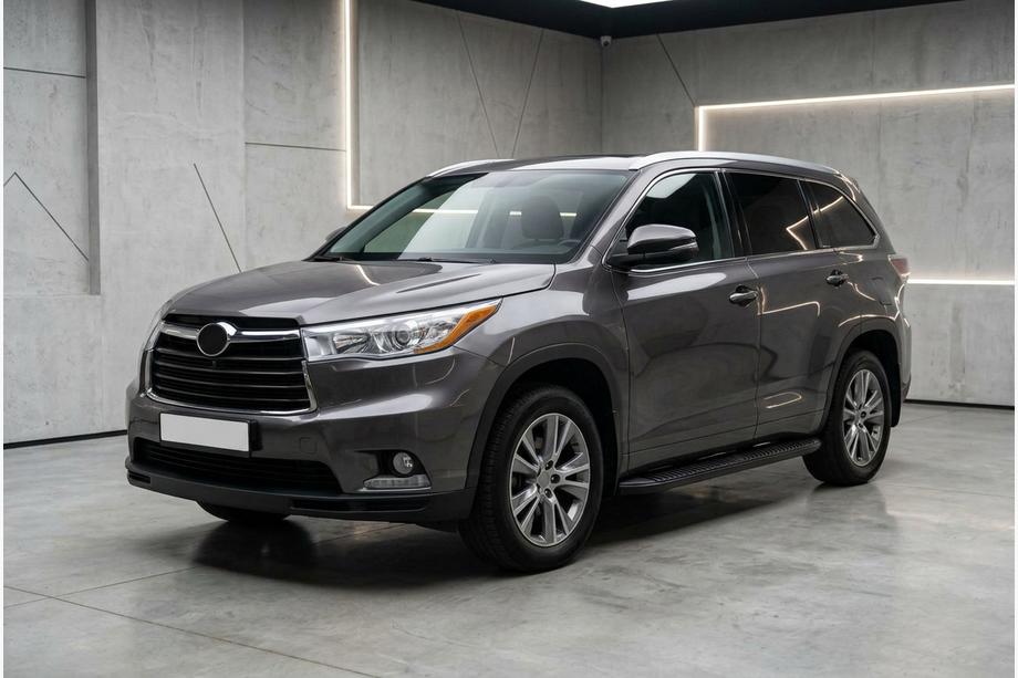 Toyota Highlander 2013–2019 Sidosteg Tayga Black (2 st, aluminium) Image