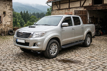 Toyota Hilux 2006–2015 Sidosteg Tayga Black (2 st, aluminium) foto 1