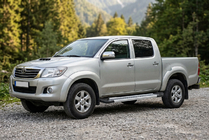 Toyota Hilux 2006–2015 Sidosteg New Vision Grey (2 st, aluminium) foto 1