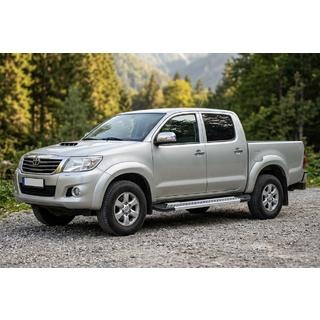 Sidosteg New Vision Grey (2 st, aluminium) Toyota Hilux 2006–2015 foto 1