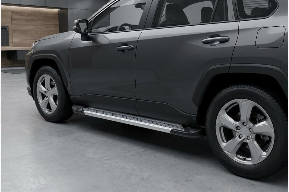Toyota Rav 4 2019–2025 Sidosteg New Vision Grey (2 st, aluminium) Image