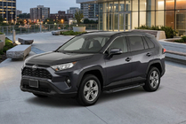Toyota Rav 4 2019–2025 Sidosteg RedLine Black (2 st, aluminium) foto 1