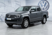 Volkswagen Amarok 2010–2022 Sidosteg Tayga Black (2 st, aluminium) foto 1