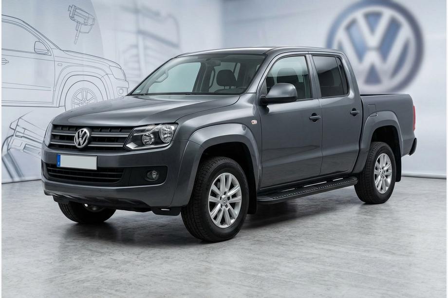 Volkswagen Amarok 2010–2022 Sidosteg Tayga Black (2 st, aluminium) Image