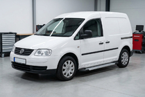 Volkswagen Caddy 2004–2010 Sidosteg New Vision Grey (2 st, aluminium) Maxi hjulbas foto 1
