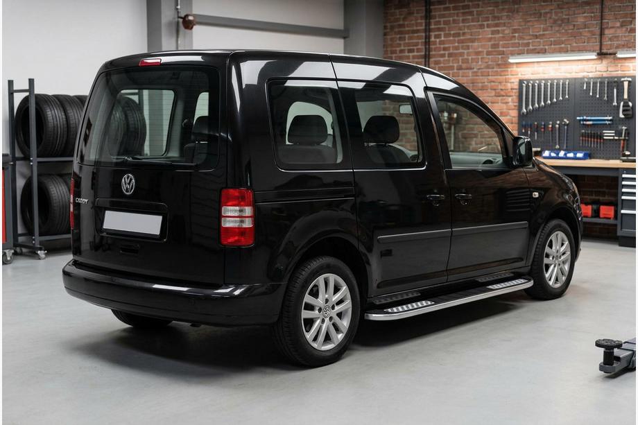 Volkswagen Caddy 2004–2010 Sidosteg Tayga V2 (2 st, aluminium) Image