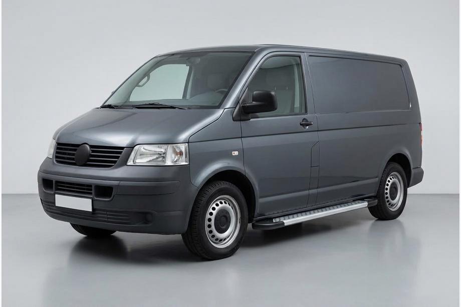 Volkswagen T5 Transporter 2003–2010 Sidosteg New Vision Grey (2 st, aluminium) Lång hjulbas Image
