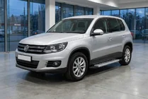 Volkswagen Tiguan 2007–2016 Sidosteg New Vision Grey (2 st, aluminium) foto 1