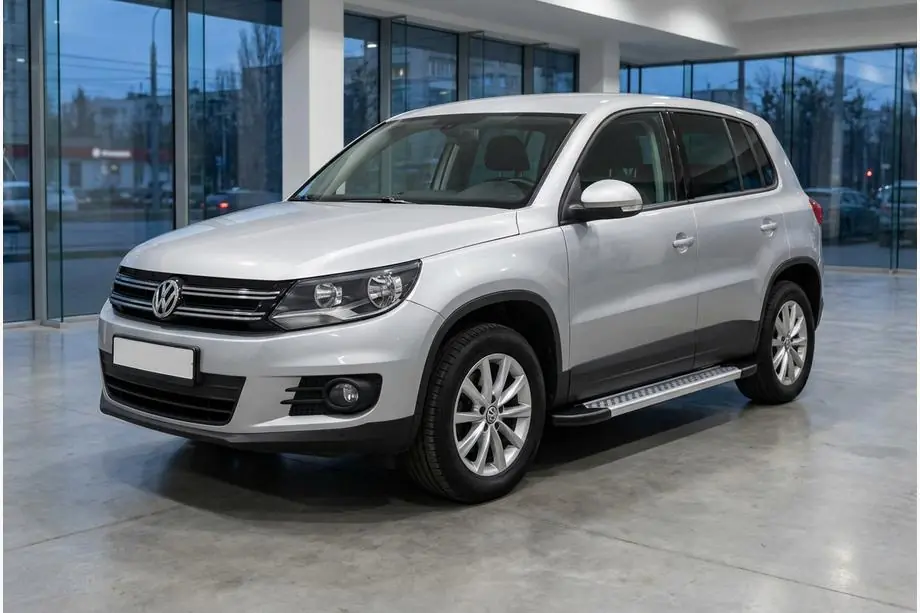 Volkswagen Tiguan 2007–2016 Sidosteg New Vision Grey (2 st, aluminium) Image