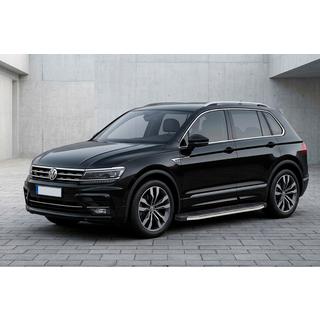 Sidosteg BlackLine (2 st, aluminium) Volkswagen Tiguan 2016–2023 foto 1