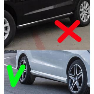 Främre stänkskydd för ML/GLE W166 utan sidosteg (AMG-trösklar) foto 2