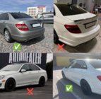 Mercedes C-klass W204 2007–2015 Stänkskydd Premium 2007-2011 (4 st) foto 2