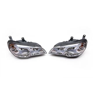 Framstrålkastare (2 st, klara) BMW X5 E70 2007–2013 foto 2