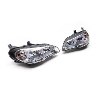 Framstrålkastare (2 st, klara) BMW X5 E70 2007–2013 foto 3