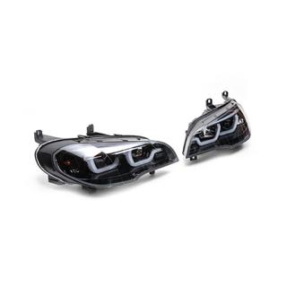 Framstrålkastare med LED-belysning (2 st, mörka) BMW X5 E70 2007–2013 foto 4
