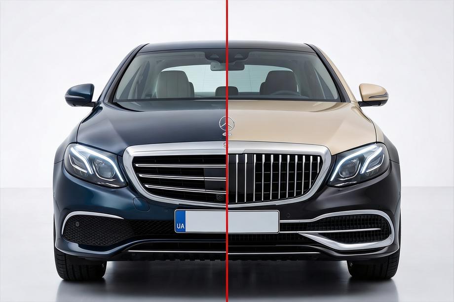 Mercedes E-klass W213 2016–2023 Maybach bodykit (för 2016-2020) Image
