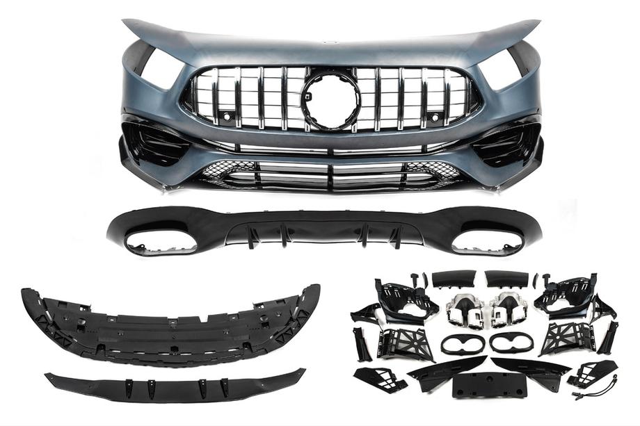 Mercedes A-class W177 2018– AMG A45 bodykit (type-A) Image