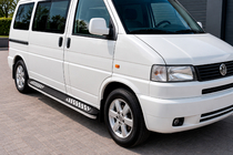 Volkswagen T4 Caravelle/Multivan 1990–2003 Sidosteg Tayga V2 (2 st, aluminium) foto 1