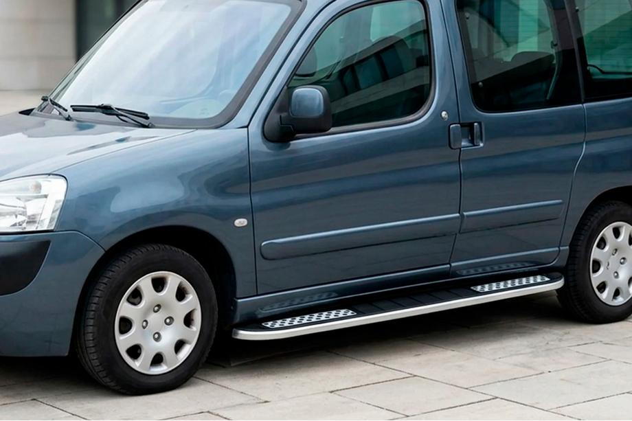 Peugeot Partner 1996–2008 Sidosteg Tayga V2 (2 st, aluminium) Image