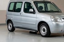 Peugeot Partner 1996–2008 Sidosteg BlackLine (2 st, aluminium) foto 1